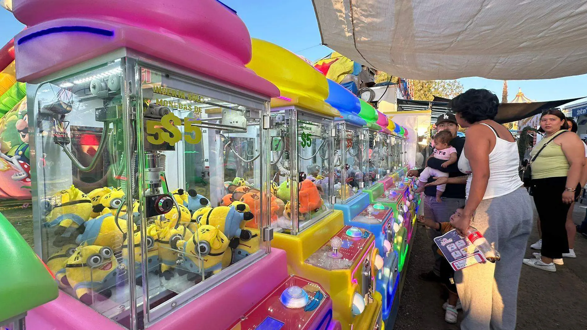 Maquinas de la feria